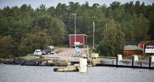 Bild från Enklinge hamn.